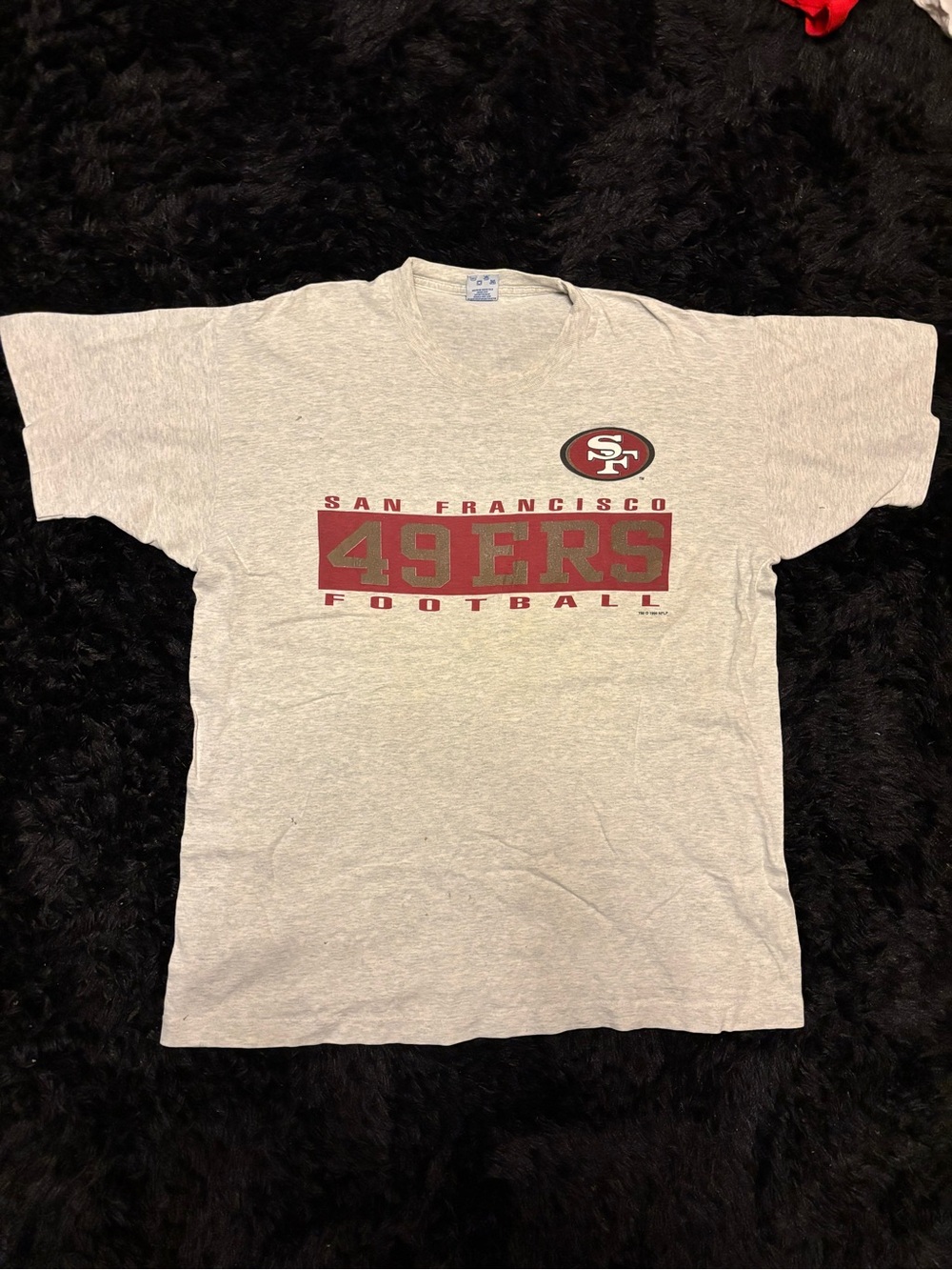 Vintage San Francisco 49ers Gray Graphic Tee
